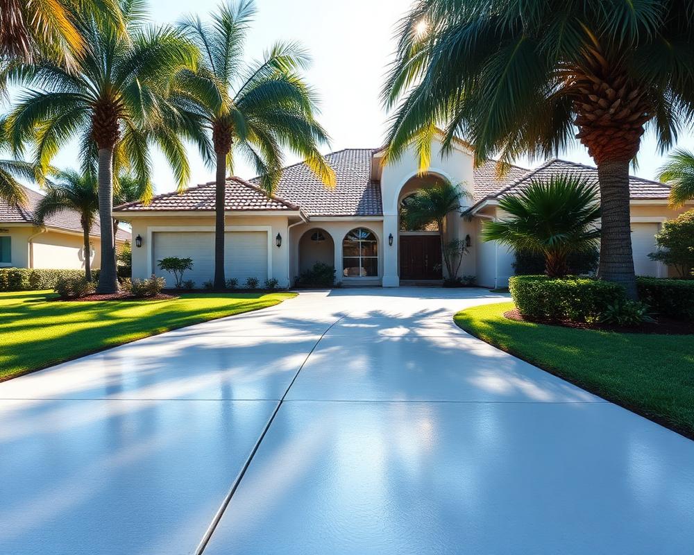 Riverside driveway restoration after